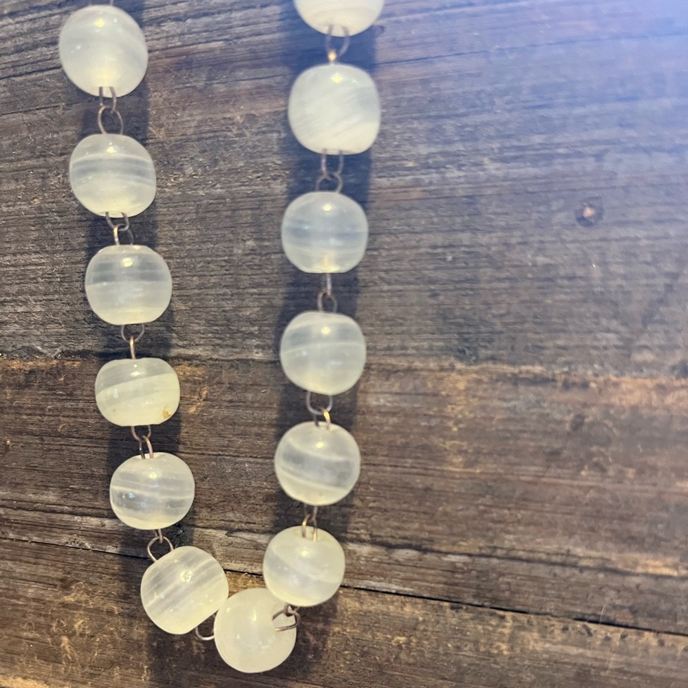VINTAGE beautiful smokey Quartz beaded necklace - Picture 1 of 6